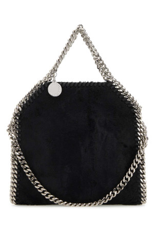 Black velvet Falabella handbag Black STELLA McCARTNEY (391698WP0616)