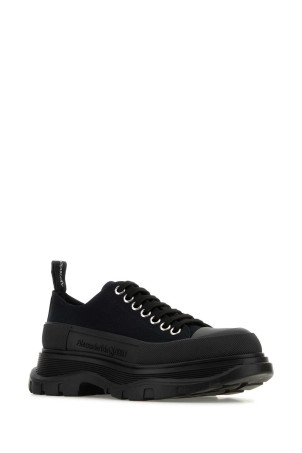 Black canvas Tread Slick sneakers Black ALEXANDER MCQUEEN (697072W4AAQ) Black canvas Tread Slick sneakers Black ALEXANDER MCQUEEN (697072W4AAQ)