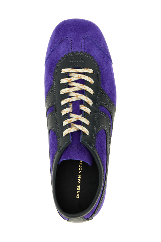 Замшеві кросівки Purple DRIES VAN NOTEN 252011722126402 Замшеві кросівки Purple DRIES VAN NOTEN 252011722126402