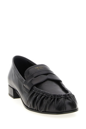 Curled toe moccasins Black Curled toe moccasins Black