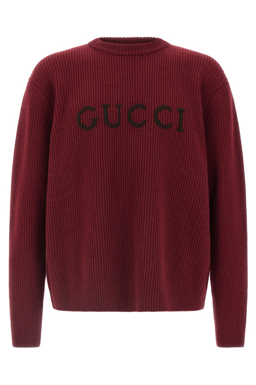 Gucci intarsia sweater Bordeaux Gucci intarsia sweater Bordeaux