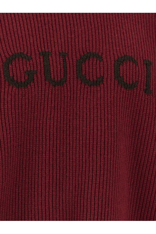 Gucci intarsia sweater Bordeaux Gucci intarsia sweater Bordeaux