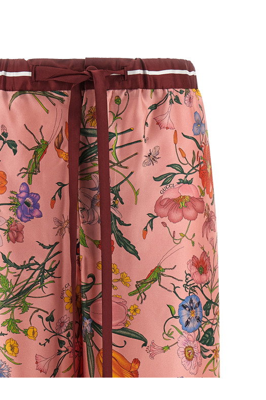 'Flora' print pants Pink 'Flora' print pants Pink