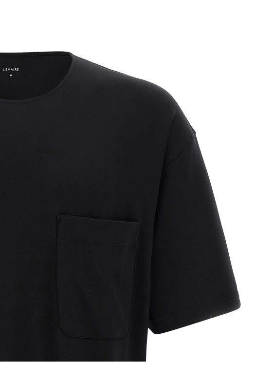 Cotton and silk t-shirt Black Cotton and silk t-shirt Black