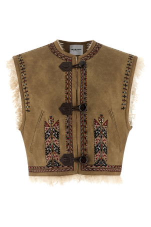 Жилет «Clemencia» Бежевий GI0061FAC3A02E50TA Жилет «Clemencia» Бежевий GI0061FAC3A02E50TA