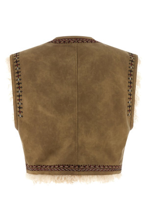 Жилет «Clemencia» Бежевий GI0061FAC3A02E50TA Жилет «Clemencia» Бежевий GI0061FAC3A02E50TA