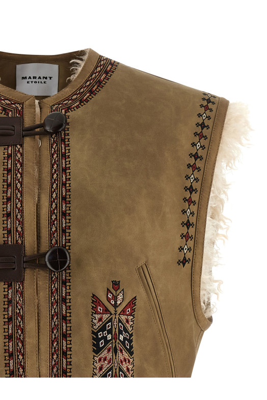 Жилет «Clemencia» Бежевий GI0061FAC3A02E50TA Жилет «Clemencia» Бежевий GI0061FAC3A02E50TA