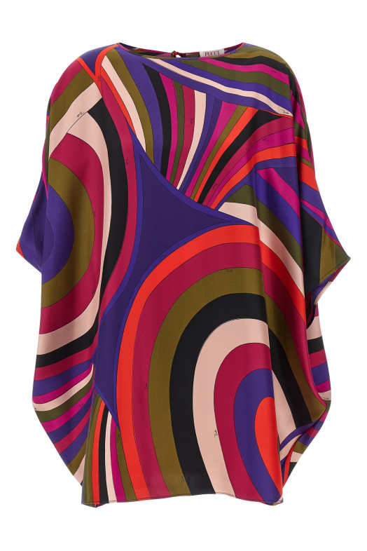 Кафтан з візерунком, різнокольоровий EMILIO PUCCI 5URL205U751011