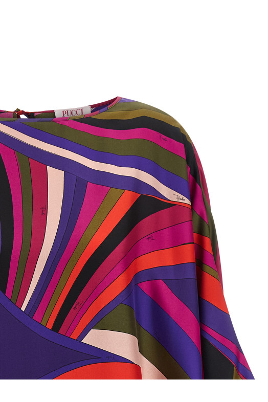 Кафтан з візерунком, різнокольоровий EMILIO PUCCI 5URL205U751011