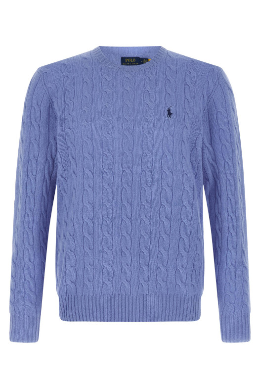 Плетеный свитер BLUE POLO RALPH LAUREN 710876762032 Плетеный свитер BLUE POLO RALPH LAUREN 710876762032