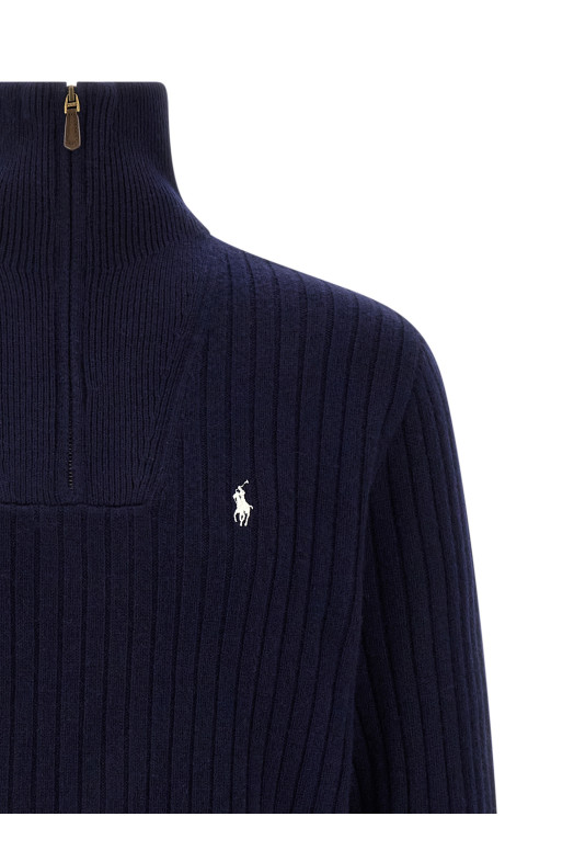 Светр з напівзастібкою Синій POLO RALPH LAUREN 710974167001 Светр з напівзастібкою Синій POLO RALPH LAUREN 710974167001