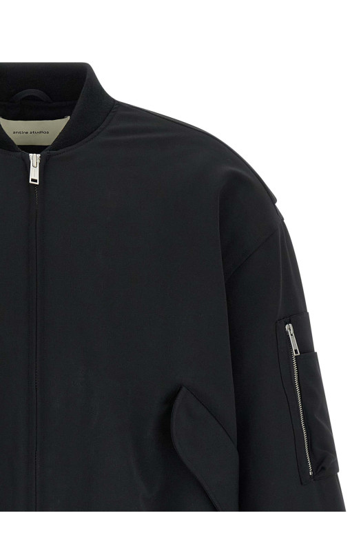 'Broad' bomber jacket Black