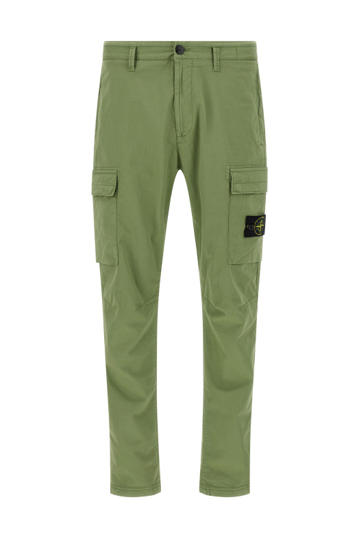 Логотип-значок на карго-брюках Зеленый STONE ISLAND K2S153100032S0010V0055