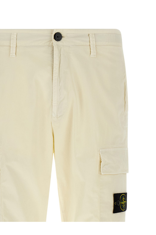 Логотип-значок на штанах-карго Бежевий STONE ISLAND K2S153100032S0010V0093 Логотип-значок на штанах-карго Бежевий STONE ISLAND K2S153100032S0010V0093