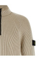 Ребристий кардиган Бежевий STONE ISLAND K2S155100024S00L7V0093