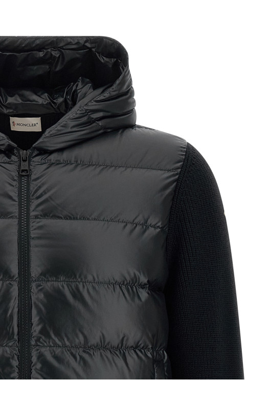 Кардиган з підкладкою Чорний MONCLER K20919B00041M1131999 Кардиган з підкладкою Чорний MONCLER K20919B00041M1131999