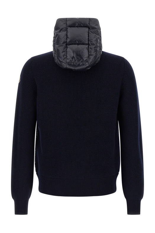 Кардиган з підкладкою Синій MONCLER K20919B00041M1131778 Кардиган з підкладкою Синій MONCLER K20919B00041M1131778