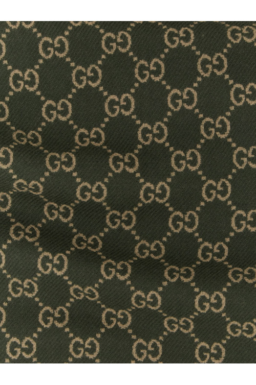 Шарф GG з жакардовим візерунком Зелений GUCCI 8355344G2003479 Шарф GG з жакардовим візерунком Зелений GUCCI 8355344G2003479