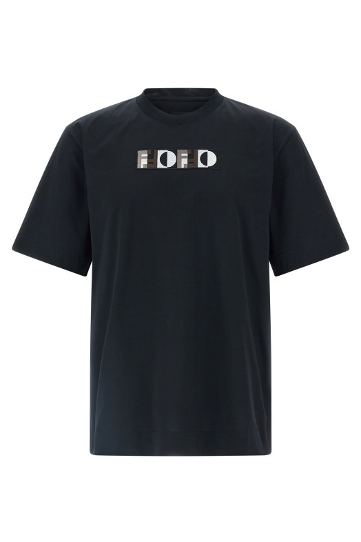 'Fendi Optical' T-shirt Black