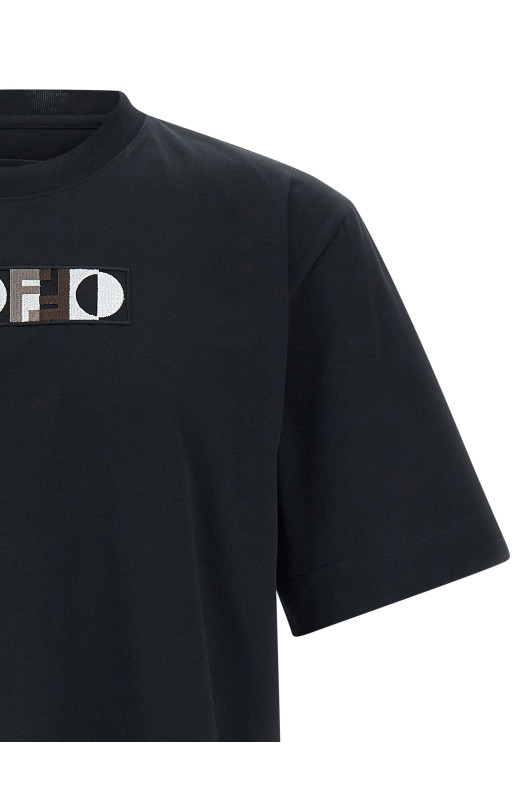 'Fendi Optical' T-shirt Black
