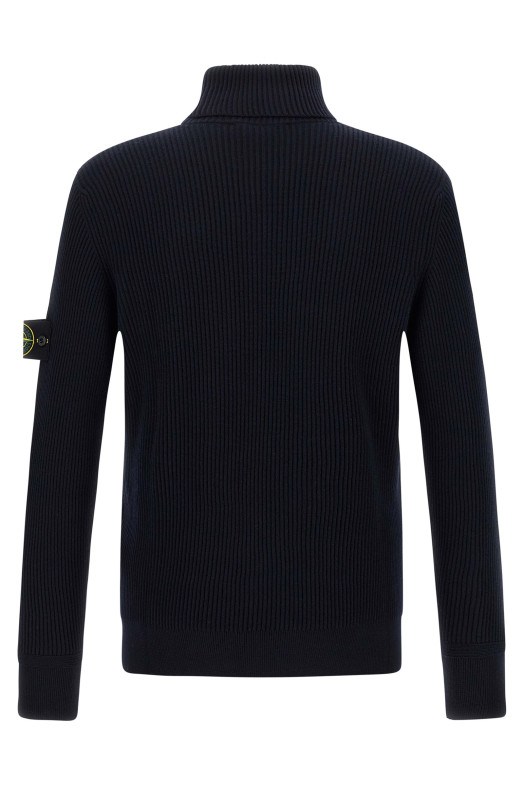 Свитер с ребристой текстурой Синий STONE ISLAND K2S155100052S00C2V0020 Свитер с ребристой текстурой Синий STONE ISLAND K2S155100052S00C2V0020