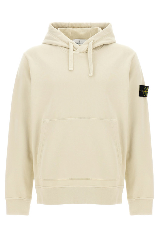 Logo badge hoodie White Logo badge hoodie White