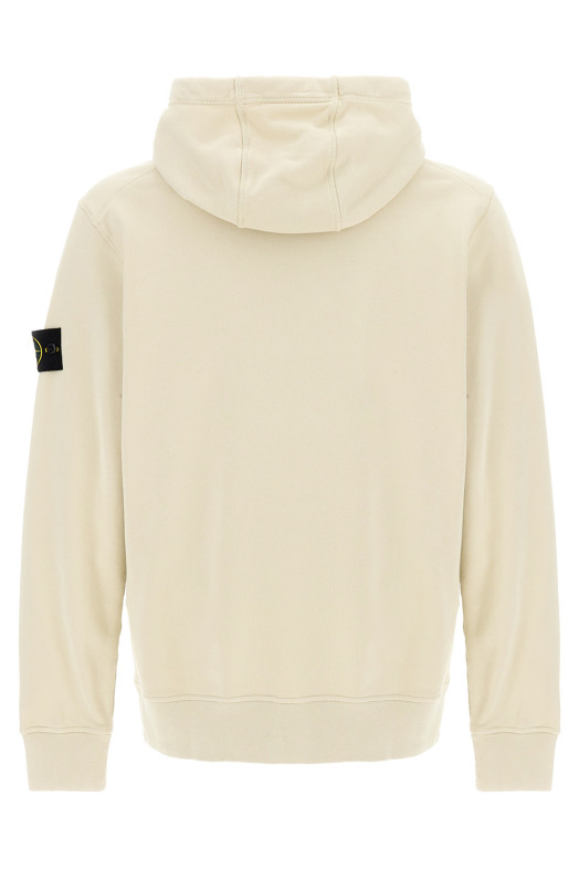 Logo badge hoodie White Logo badge hoodie White