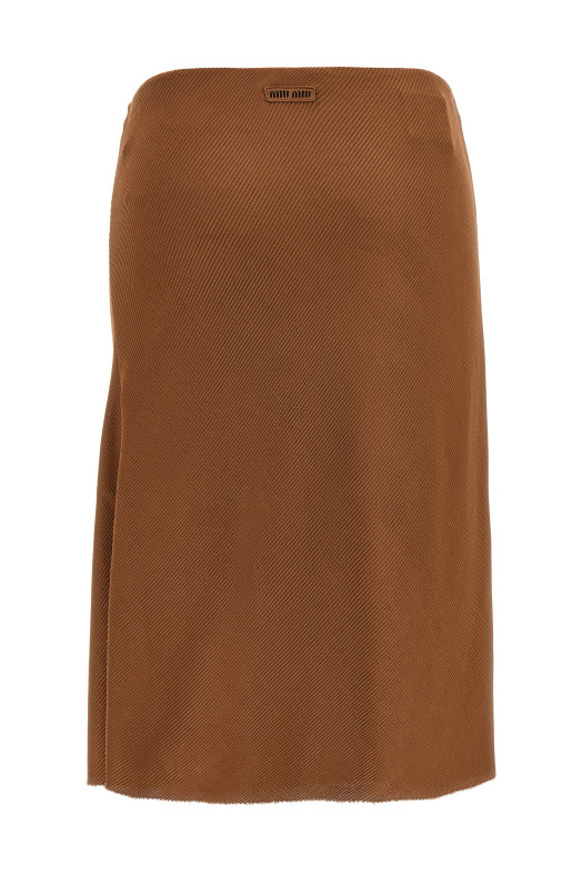 Silk skirt Brown Silk skirt Brown