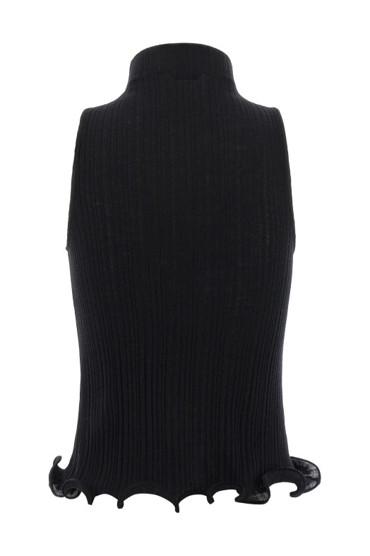 Топ с рюшами Черный FENDI FS9740AVFEF0GME Топ с рюшами Черный FENDI FS9740AVFEF0GME
