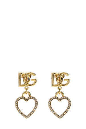 Pendant earrings Gold Pendant earrings Gold