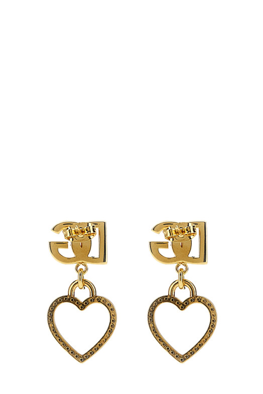 Pendant earrings Gold Pendant earrings Gold
