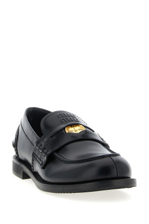 Мокасины Penny Black MIU MIU 5D773DF020ULXF0002 Мокасины Penny Black MIU MIU 5D773DF020ULXF0002