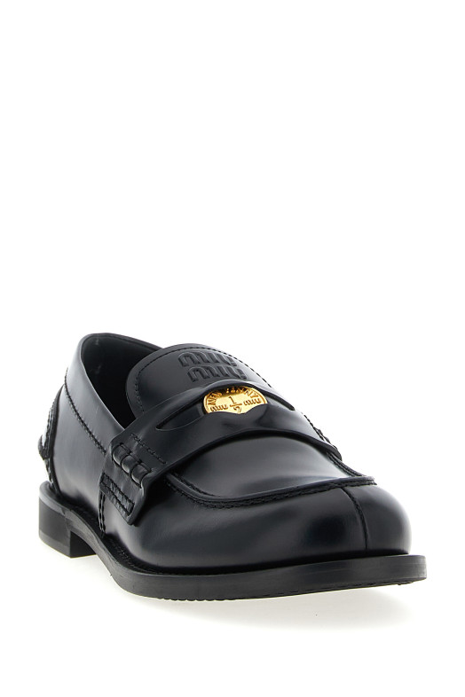 Penny loafers Black