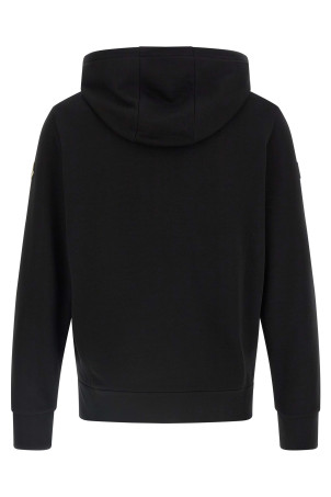 Худі з нейлоновою вставкою Чорний MONCLER K20918G0007289A8F999 Худі з нейлоновою вставкою Чорний MONCLER K20918G0007289A8F999