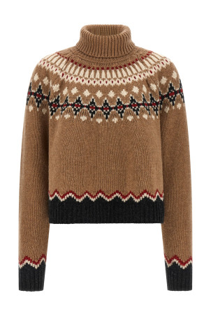 'Sweet Winter' turtleneck sweater Beige 'Sweet Winter' turtleneck sweater Beige