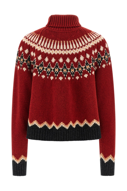 'Sweet Winter' turtleneck sweater Red 'Sweet Winter' turtleneck sweater Red
