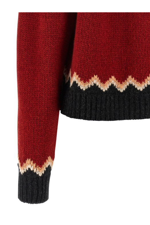'Sweet Winter' turtleneck sweater Red 'Sweet Winter' turtleneck sweater Red