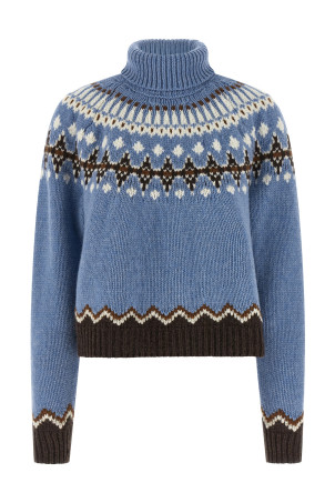 'Sweet Winter' turtleneck sweater BLUE 'Sweet Winter' turtleneck sweater BLUE