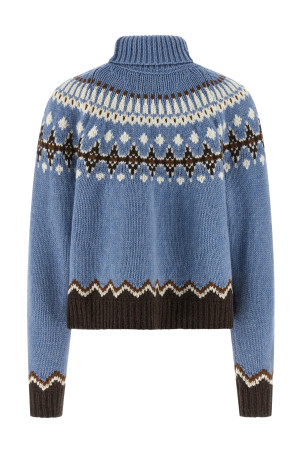 'Sweet Winter' turtleneck sweater BLUE 'Sweet Winter' turtleneck sweater BLUE
