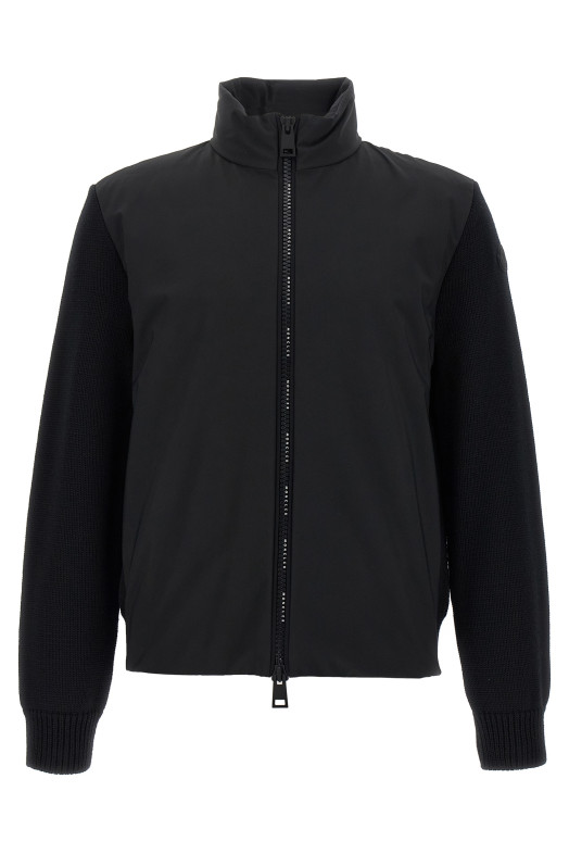 Кардиган з матовим ефектом Чорний MONCLER K20919B00054M1282999 Кардиган з матовим ефектом Чорний MONCLER K20919B00054M1282999