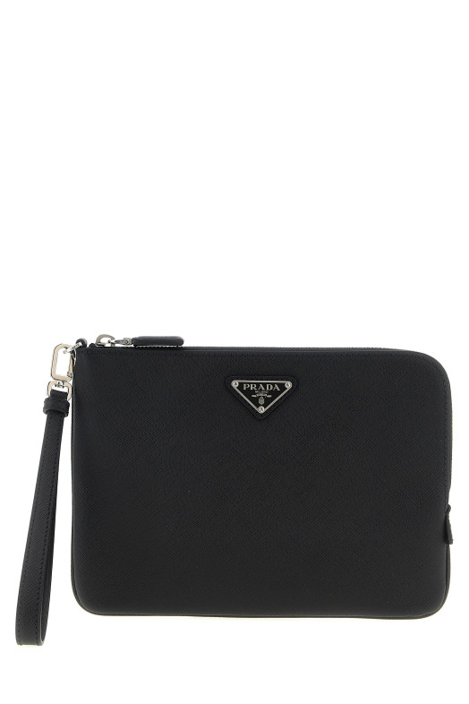 Клатч Saffiano Черный PRADA 2NH024PN9F0002 Клатч Saffiano Черный PRADA 2NH024PN9F0002