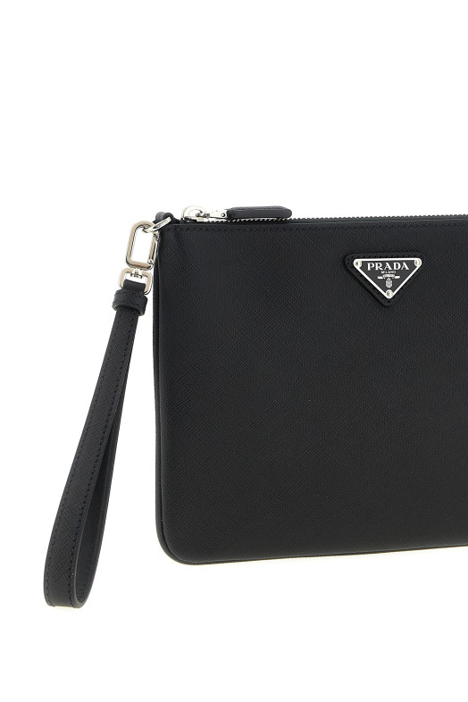 Клатч Saffiano Черный PRADA 2NH024PN9F0002 Клатч Saffiano Черный PRADA 2NH024PN9F0002