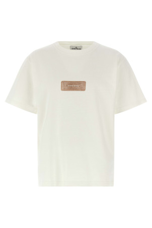 Футболка з логотипом Біла STONE ISLAND K2S152100001S00T3V0099
