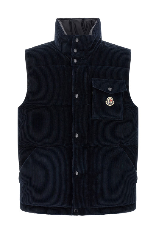 MONCLER 'Agen' жилет Blue K20911A00191598XG779