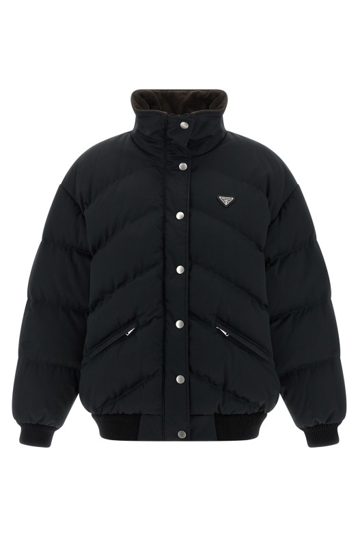 Logo down jacket Black Logo down jacket Black
