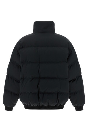 Logo down jacket Black