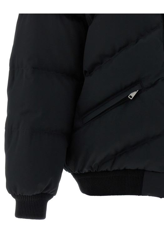 Logo down jacket Black Logo down jacket Black