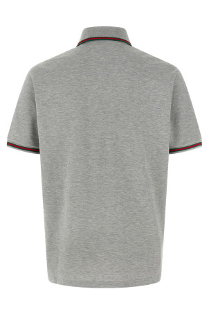 'Nastro Web' polo shirt Gray 'Nastro Web' polo shirt Gray