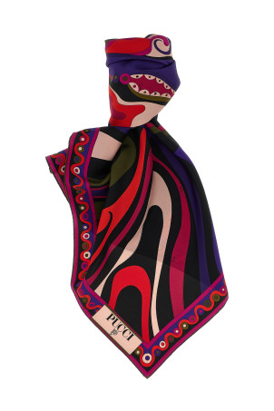 Patterned scarf Multicolor