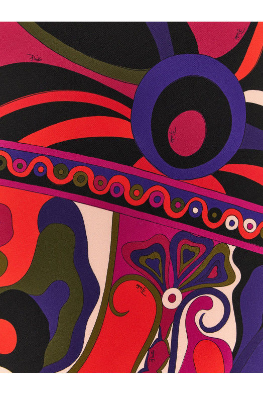 Patterned scarf Multicolor